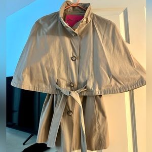 Betsey Johnson cape/trench coat